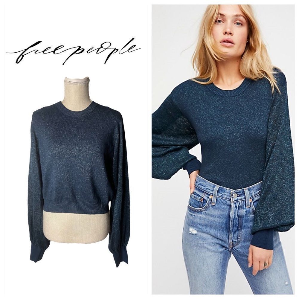 Free People Let It Shine Pullover